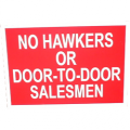 A5 Poly Sign (NO HAWKERS)