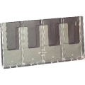 4xDL Wall Mounted Brochure Holder