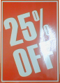 A3 celloglazed card ( 25 % off )